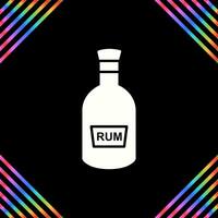 Bottle of Rum Vector Icon