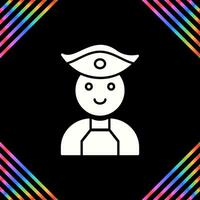 Male Pirate Vector Icon
