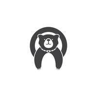 Bear Icon And Symbol Vector Template Illustration