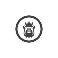 Bear Icon And Symbol Vector Template Illustration