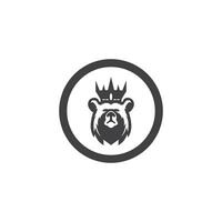 Bear Icon And Symbol Vector Template Illustration