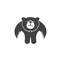 oso icono y símbolo vector modelo ilustración