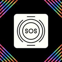 Emergency Button Vector Icon