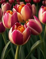 tulip flowers wallpaper photo