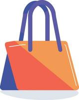 shopping bags in UX UI flat style vector