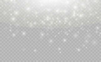 Bokeh light lights effect background. Christmas glowing light bokeh confetti and spark overlay texture for your design. vector