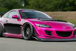 deporte coche mazda rx8 jdm. Pro foto