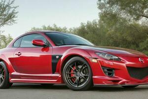 deporte coche mazda rx8 jdm. Pro foto