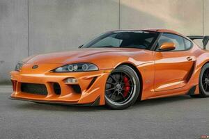 Sport car Toyota Supra JDM. Pro Photo