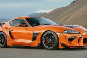 Sport car Toyota Supra JDM. Pro Photo