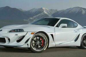 Sport car Toyota Supra JDM. Pro Photo