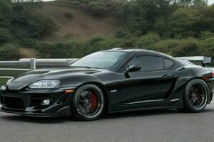 Sport car Toyota Supra JDM. Pro Photo