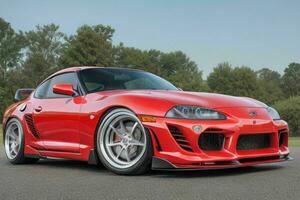 Sport car Toyota Supra JDM. Pro Photo