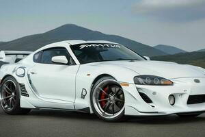 Sport car Toyota Supra JDM. Pro Photo