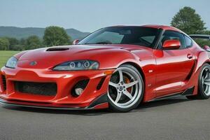 Sport car Toyota Supra JDM. Pro Photo