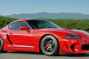 Sport car Toyota Supra JDM. Pro Photo