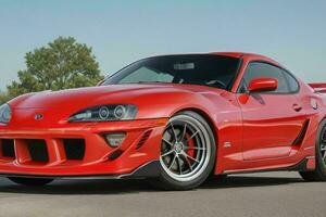 deporte coche toyota supra jdm. Pro foto