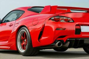 Sport car Toyota Supra JDM. Pro Photo