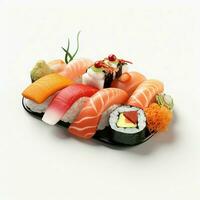 ai generativo alto calidad 3d estilo diseño de Sushi foto