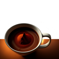 A cup of coffee on transparent background generative with ai png