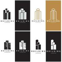 Building logo vector illustration design,Real Estate logo template, Logo symbol icon