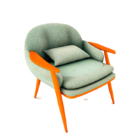 Modern, Chair, Eames Lounge Chair, Velvet, Midcentury Modern, Furniture, Danish Modern, Club Chair transparent background generative with ai png