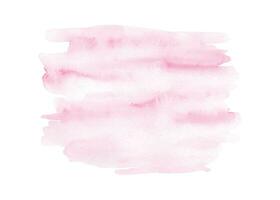 Pastel pink watercolor stripes brush vector