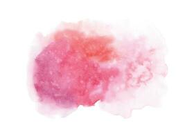 Abstract watercolor bright pink paint texture on white background vector