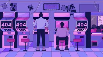 Play arcade machines 404 error animation video