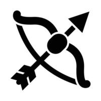 Archery Vector Glyph Icon For Personal And Commercial Use.