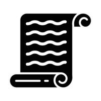 Scroll Vector Glyph Icon For Personal And Commercial Use.