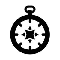 Compass Vector Glyph Icon For Personal And Commercial Use.