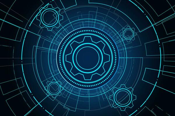 digital technology and engineering, digital telecoms concept, Hi-tech, futuristic technology background, vector illustration.