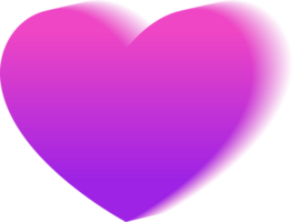 Y2k gradient heart. Holographic soft aura. Blurred aesthetic shape. png