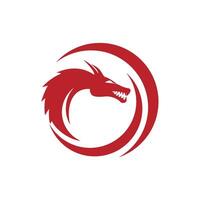 Dragon vector icon illustration