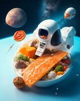 Space food for space pilot photo