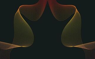 moderno tendencias resumen negro antecedentes con curva brillante lleno color cinta de líquido pintar. modelo para diseño presentación, volantes, tarjeta, web página. vector ilustración eps10