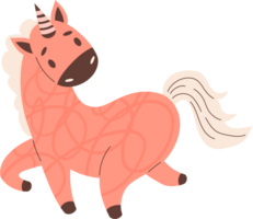 cute pink unicorn png