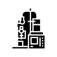 corrosion testing materials engineering glyph icon vector illustration