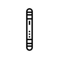 mezuzah doorpost line icon vector illustration