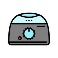 wax warmer hair salon color icon vector illustration