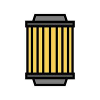 air filter car mechanic color icon vector illustration
