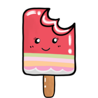 une dessin animé la glace crème png