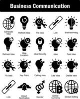 A set of 20 business icons as generate idea, refresh idea, fix idea vector