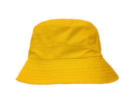 amarillo Cubeta sombrero png transparente