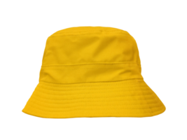 Jaune seau chapeau png transparent