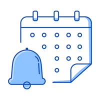 Calendar Notification Set Calendar Notification Doodle Style png