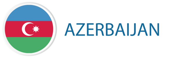 Azerbaijan flag in web button, button icons. png