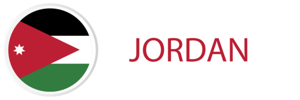 Jordanië vlag in web knop, knop pictogrammen. png