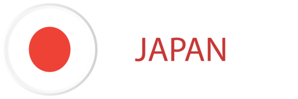 japan flagga i webb knapp, knapp ikoner. png